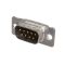  163A11119X - D-SUB 09, beültethető dugó egyenes kivezetés - CONEC