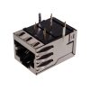 SS-77100-004 - ARJ45 8-pólusú aljzat NYÁK-ba CAT-7a - STEWART CONNECTOR