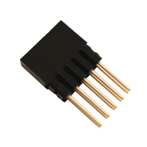 BE2010S132-55 - tüskesor aljzat, 2 X 5-pólus NYÁK-ba, 13.6+9.65mm - E-TEC