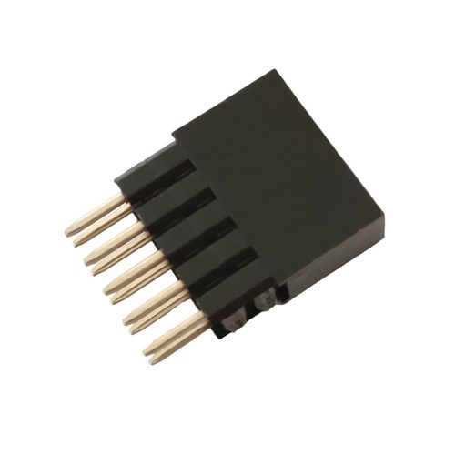 BE2010S131-55 - tüskesor aljzat, 2 X 5-pólus NYÁK-ba, 13.6+4.85mm - E-TEC
