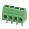   1751264 - 4-pólusú NYÁK-os sorkapocs RM=3.5mm zöld - PHOENIX CONTACT