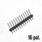   22-28-4161 - 16-pólusú tüskesor NYÁK-ba, RM=2.54mm - MOLEX