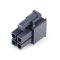   46992-0410 - MINI-FIT 4-pólusú csatlakozó, fekete, betét:53-42-27/53-39-80 - MOLEX