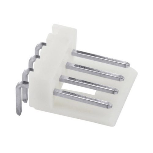 FK03PWN - flopy tápfeszültségdugó NYÁK-ba 90° RM=2,5mm 4-pólus - NONAME