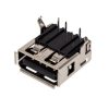 USB-A-S-RA - USB-A aljzat 90° NYÁK-ba - ADAM TECH