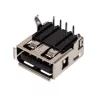 USB-A-S-RA - USB-A aljzat 90° NYÁK-ba - ADAM TECH