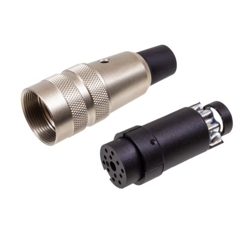 0903300212 - M16 ipari 12-pólusú aljzat, lengő BINDER 680 - BINDER