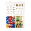 Heat shrink tubing and cable lug set in box, 678 pcs. - NONAME - -