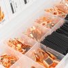 Schrumpfschlauch- und Ösenkabelschuh-Set in Box, 90-90 Stück - NONAME - -