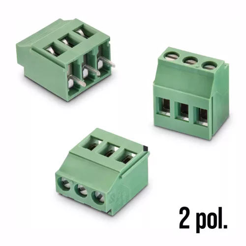 691236510002 - NYÁK-os sorkapocs 2-pólusú RM=5.08mm zöld - WÜRTH