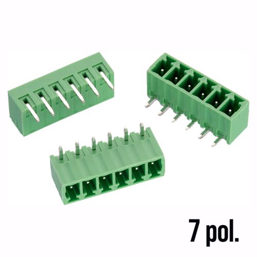 691322310007 - 90° sorkapocs 7-pólusú NYÁK-os dugó RM1.5 (3,81mm) - WÜRTH