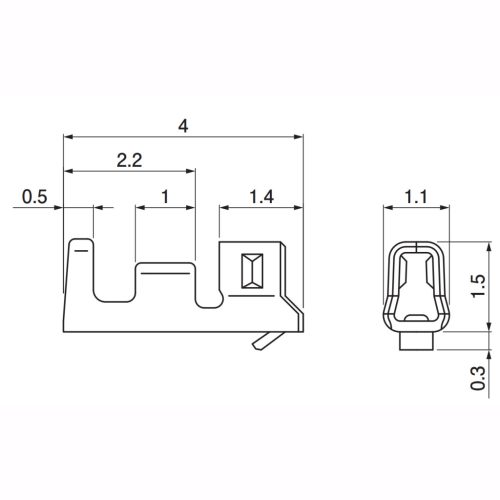 SZH-002T-P0.5 - JAPAN SOLDERLESS TERMINALS - SZH-002T-P0.5