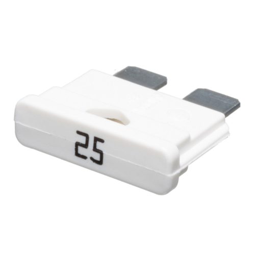 340.032 - 25A autós olvadóbiztosíték, 32V fehér, 19mm - MTA