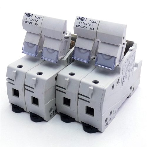 51 058 05.2 - Olvadóbiztosíték, foglalat 14x51 hengeres biztosítékhoz - SIBA