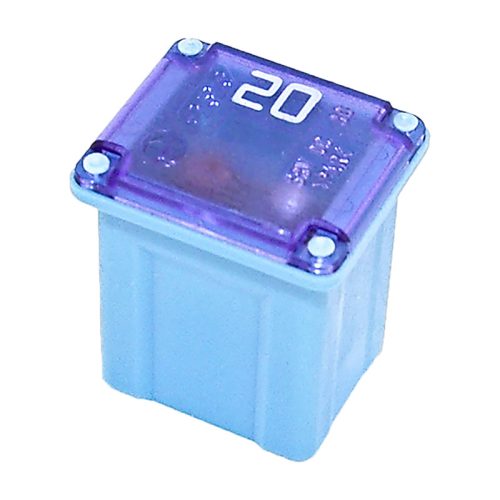 L020JLP - Autós olvadóbiztosíték, 20A 32V kék 14x12mm japOTO - IMAXX