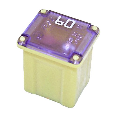 L060JLP - Autós olvadóbiztosíték, 60A 32V sárga 14x12mm japOTO - IMAXX