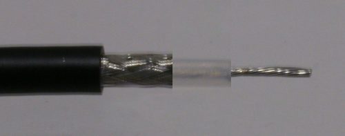 Koax kábel RG 58 C/U MIL - XBK-KABEL - 30090201RING100M