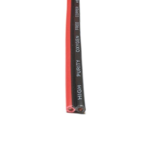 Hangszóró vezeték 2 X 1,00 mm piros/fekete