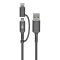   USB-C Lade- und Synchronisationskabel 1m USB 2.0 - GOOBAY - 71892