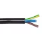 H 05VV-V 3X1 fekete - H05VV3X100SW