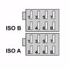 ISO car connector plug with 20 cm cable, 13-pin - NONAME - -