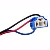 H4 ceramic bulb holder with wire - NONAME - -