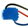 H4 ceramic bulb holder with wire - NONAME - -