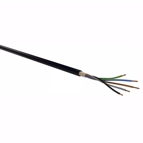 NYY-J 5X2,5 - Kábel/vezeték, 5x2,5mm² PVC-kábel kettős szigetelésű d=16mm, tömör - NONAME