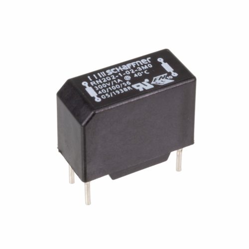 RN202-1-02-3M0 - fojtó, 2x3mH 1A, álló 8.8x18.2x13.5mm ferritmagos induktivitás - SCHAFFNER