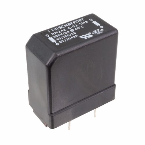 RN242-6-02-1M8 - fojtó, 2x1.8mH 6A, álló 18x31x34.3mm ferritmagos induktivitás - SCHAFFNER