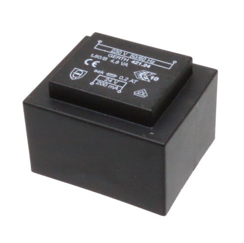 421.24 - 24V / 0.2A 4,5VA (4,8VA) transzformátor - GERTH