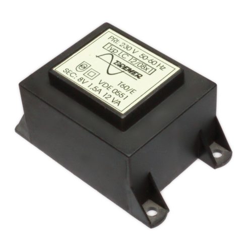 541.08 - 8V / 1.5A 12VA transzformátor - BREMER