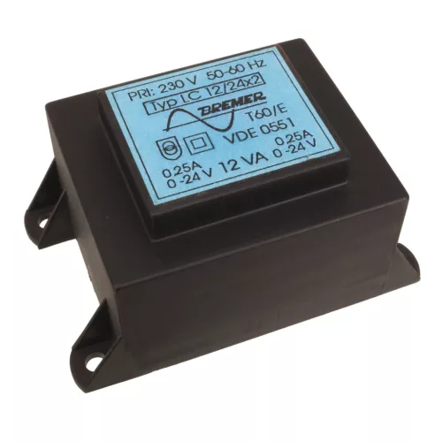 541.48.2 - 2X24V / 0.25A 12VA transzformátor - BREMER