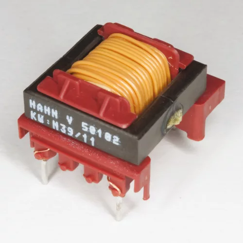 V50102 - 2x12V TNY264-hez 31:4:4, Prim.:1.8Ohm ferritmagos transzformátor - HAHN