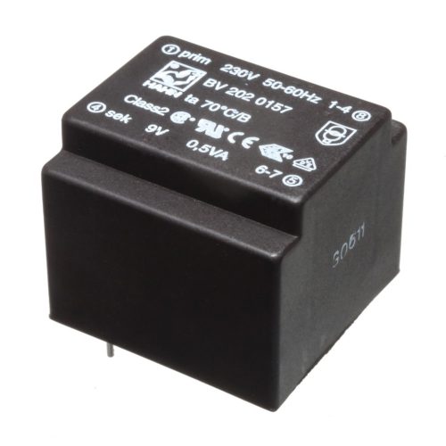 BV2020154 - 6V / 83,3 mA 0,5VA transzformátor - HAHN