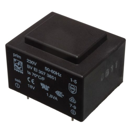 BVEI3073801 - 12V / 150mA 1,8VA transzformátor - HAHN