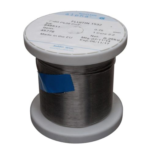 Lötdraht 1.0mm 500gr Sn60Pb38Cu2 1532 - FLUITIN - 15148