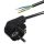 Netzkabel 2m 3x0,75mm² mit Stecker CEE 7/7 90° - WAGN - 3001108