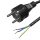 Netzkabel 2m Gummi 3 X 0.75mm² - WAGN - 3001158