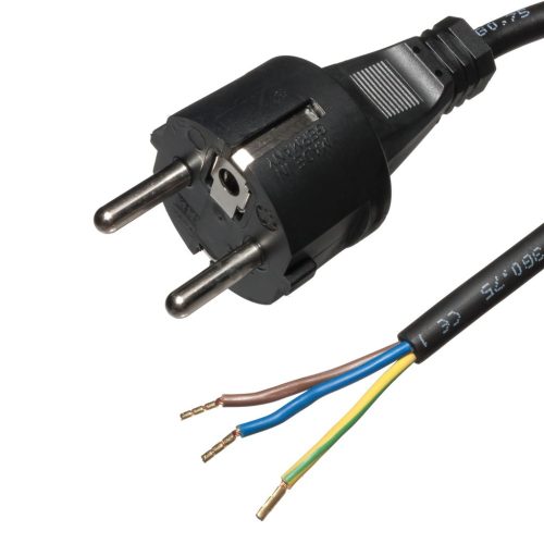 Netzkabel 2m Gummi 3 X 0.75mm² - WAGN - 3001158