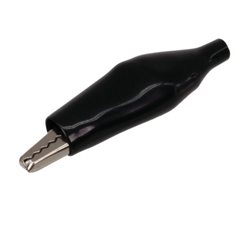 Krokodilklemme 55mm Gross Schwarz