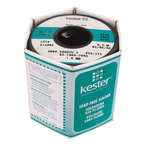 Lötdraht 1.0mm 500gr Sn96.5 Ag3Cu0.5 NO-CLEAN - KESTER - KE-275/58-1.0