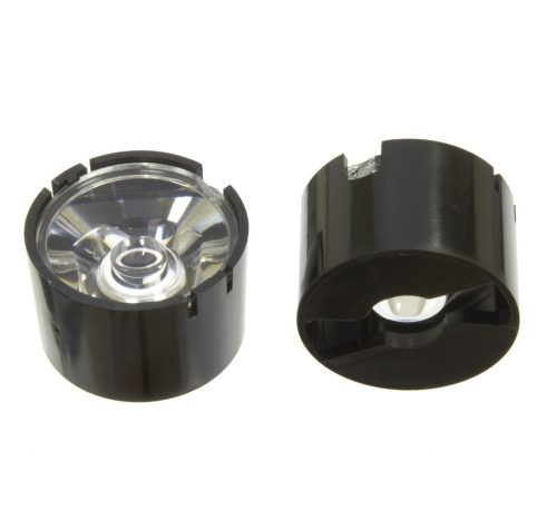 HPH5 - LED lencse foglalat, 30° power LED-hez, d=22x14.5mm - HUEY JANN