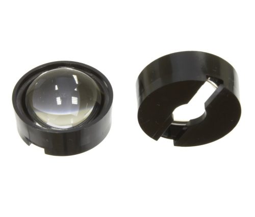 HPH6 - LED lencse foglalat, 60° power LED-hez, d=25x14mm - HUEY JANN