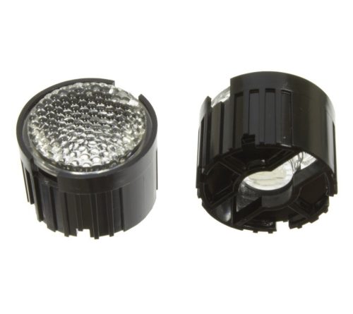 HPH7 - LED lencse foglalat 45° power LED-hez d=21x15.1mm - HUEY JANN