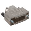 D-SUB 15 45° Metal Case with Screws - ASSMANN - AMET-15-RS-45