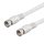 Koaxial Kabelkonfektion F-stecker/F-stecker 0.3m - GOOBAY - 60722