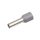 Aderendhülsen 4mm² Isoliert-Grau - VOGT - 460610