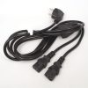 Netzkabel Y-adapter Schuko 90° 2.35m 3x1mm² - WAGN - R6194