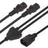 Netzkabel Y-adapter, Monitor 2.35m 3x1mm² - WAGN - R6192